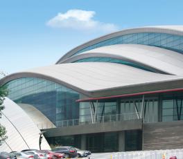 酒店弧形铝方通